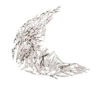 ELAYARD 100 Piezas Clips de Cocodrilo Metálicos con Boca Ancha para Pruebas Eléctricas y Proyectos Creativos Pinzas Versátiles con Agarre Seguro para Uso Hogar y Oficina