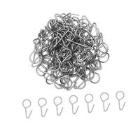 ELAYARD 100 piezas Ganchos Metálicos S para Fijación de Fundas Protectoras de Asientos de Coche Resistentes y Seguros Compatibles con Cojines y Forros Diseño Suave sin Arañazos para