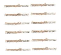 ELAYARD 12piezas Mezuzah Scrolls Judaica Doorpost Ornamental Blessings Religious Home Decor Jewish Scriptural Blessing Scrolls for Housewarming Spiritual Protection