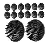 ELAYARD 15 Piezas Cepillo de Viaje para Lavar Cabello con Mango Antideslizante Masajeador Exfoliante para Cabelludo Compacto y Portátil para Ducha y Cuidado