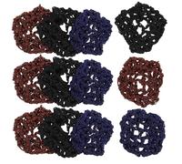 ELAYARD 15 piezas Redes para Moño de Ballet Trenzadas Accesorios Invisibles para Pelo Malla Transpirable de Seda para Mujeres Profesionales como Enfermeras y Bancarias Diseño Cómodo y