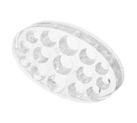 ELAYARD 15agujeros Portavasos Para De Con Orificios Organizador De Plástico Para De Ovalado Bandeja Para Contenedores De Suministros Para