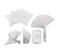 ELAYARD 17 Piezas Kit de Reparación y Mantenimiento de Guitarras 17 Piezas, Regla T para Medición Precisa de Altura y Espacio de Cuerdas, Galgas de Espesores Duraderas para Ajuste