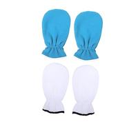 ELAYARD 2 Guantes Profesionales de Parafina para Cuidado de Manos Reutilizables Lavables con Diseño Elástico Pack Azul y para Exfoliante y Nutrición