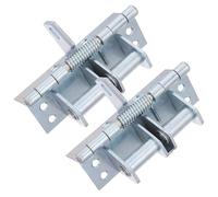 ELAYARD 2 Piezas Bisagras de Resorte Automáticas con Amortiguación Cierre Suave para Puertas de Madera Bisagra Pivotante para Armarios y Gabinetes de Plateadas