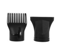 ELAYARD 2 piezas Boquilla para Secador de Pelo Accesorio de Plástico para Peluquería Diseño Plano y Peine Fácil Instalación sin Herramientas Herramienta de Estilismo Profesional para
