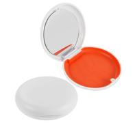 ELAYARD 2 Piezas Estuche Magnético para Alineadores Invisibles, Caja Compacta para 2 Retenedores Espejo, Contenedor Transparente Portátil para Limpieza y Almacenamiento Higiénico de