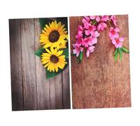 ELAYARD 2 Piezas Fotografía Madera Duradero Resistente la Decoloración para Fiestas Cumpleaños Shower Decoración Estudio Portátil Fácil de Limpiar