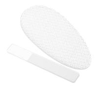 ELAYARD 2 Piezas Limpiador de Pies de Nanovidrio para Pies Secos y Agrietados Herramienta Transparente para Uso Spa para Hombres y Mujeres para Dama