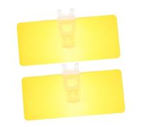 ELAYARD 2 Piezas Protector Solar Antideslumbrante para Automóvil Accesorio Ajustable para Parasol Lente Bloqueadora UV Reducción de Deslumbramiento para Conducción Nocturna y Diurna