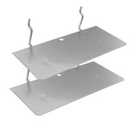 ELAYARD 2 Piezas Soportes de Estantes para Panel Perforado de Resistente para Garaje Taller y Organización de Pared