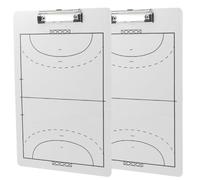 ELAYARD 2 piezas Tablero Magnético de Balonmano Pizarra Reversible para Entrenador Tablero de Competición Resistente y Portátil para Entrenamientos y Partidos