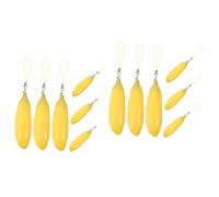 ELAYARD 2 Series Tubos Vacíos Para Bálsamo Labial Forma De Plátano Recipientes Compactos Y Ligeros Para Brillo Y Aceite Labial Diy Con Tapa Antivuelco Para Viaje Y Diario 6 Piezas*2