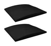 ELAYARD 2 Soportes de Cojín para Sofá 50X50 CM Espuma de Alta Densidad Negra Insertos Firmes para Cojines Hundidos Soporte para Asientos Hundidos en Hogar y Oficina