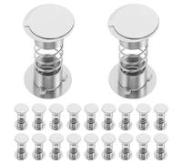 ELAYARD 20 Piezas Resorte Tembloroso Adhesivo Fuerte, Base para Cabezones, Soporte Oscilante para Adornos de Coche, Accesorios Decorativos para Tablero, Adecuado para Interior