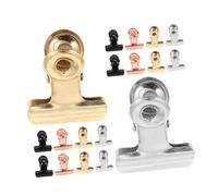 ELAYARD 20 Unidades Pinzas Magnéticas Pequeñas para Colgar Fotos de Colores Plateado Negro Dorado y Rosa Reutilizables y Resistentes para Decoración del Hogar y Oficina