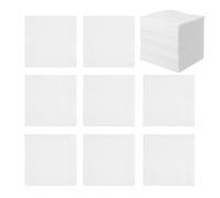 ELAYARD 200 Discos Desmaquillantes de Gasa No Tejida de 10x10cm, Flexibles y Transpirables para Cuidado Facial y Primeros Auxilios en Heridas