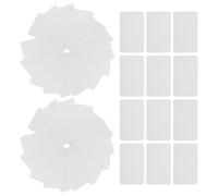 ELAYARD 200 Piezas Tarjetas Blancas para Estudiar Tarjetas de Vocabulario Dobles para Escribir Cartulina Resistente para Papelería Escolar y Material Didáctico DIY