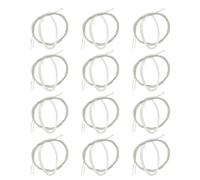 ELAYARD 24 Piezas Cuerdas de Guitarra Clásica Nylon Transparentes Cuerdas de Repuesto Duraderas Ruido para Práctica Acústica y Reparación Afinación Estable y Tono Brillante