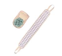 ELAYARD 2piezas Guantes De Baño Exfoliantes Para Ducha Tiras Espalda y Toalla Para Frotar Material Suave Para Scrub Cuerpo