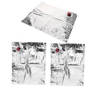 ELAYARD 3 Piezas Bolsa de Vino Portátil Reutilizable Bolsa de Bebida con Válvula para Camping y Viajes Envase Práctico para Bebidas al Aire