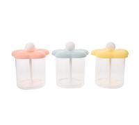 ELAYARD 3 Piezas de Vaso Espumoso para Limpiador Facial y Champú, Dispositivo Manual para Generar Espuma Densa, Material Plástico Resistente, Colores Amarillo, Rosa y Azul,