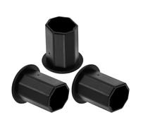 ELAYARD 3 Tapones Protectores Octogonales para Palos de Hockey sobre Hielo y Campo, Accesorios de Hockey Antideslizantes, Cubierta Ligera para Mango, Protección contra Daños, Compatibles