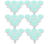 ELAYARD 30 Almohadillas de Repuesto para Pulidor de Uñas Eléctricas Infantiles Cabezales de Plástico Estándar para Pulir Uñas de Bebés y Pequeños Color Verde Pack Económico para Cuidado