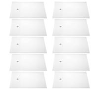 ELAYARD 30 Bolsas Transparentes para Documentos A5, Bolsas Portátiles para Archivos y Troqueles de Corte, Material Plástico Ligero para Oficina y Almacenaje de Facturas, Tickets y