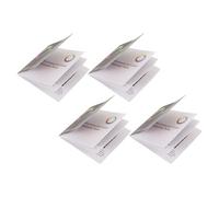 ELAYARD 4 Cuadernos de Prueba para Daltonismo Libro de Gráficos Optométricos para Examen Visual Tarjetas para Detección de Deficiencias de Visión de Color Tabla Portátil para