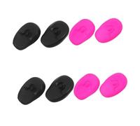 ELAYARD 4 de Oídos de Silicona Reutilizables para de Cabello Capuchones Impermeables para Protección Ducha y Estilizado para Salones y Cuidado Personal