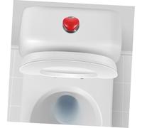 ELAYARD 4 piezas Botón de Tanque para Inodoro Forma Corazón Rojo Resistente y Duradero Accesorio Baño Pulsador Agua Auxiliar