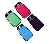 ELAYARD 4 piezas Guantes de Baño Exfoliantes Dobles Manoplas Suaves para Limpieza Corporal Eliminación de Células Muertas y Estimulación Circulación Colores Surtidos para Ducha y Cuidado