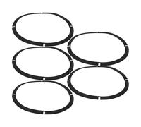 ELAYARD 4 Piezas Junta Espaciadora para Altavoz 8 Pulgadas 4 Agujeros, Anillo de Sellado Acústico de Esponja para Reparación de Subwoofer y Protección contra Polvo, Accesorio