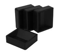 ELAYARD 4 Piezas Unidades Tope para Ruedas de Muebles Base Antideslizante de Goma Resistente Protectores para Ruedas de Sofás Camas y Sillas Compatible con Suelos Diversos Fácil