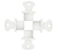ELAYARD 4 Tapones de Goma Reutilizables para Bolsas de Agua Caliente, Tamaño Mediano 20 Mm, Tapón de Repuesto Hermético Compatible para Bolsas Térmicas y Terapias de Calor en Salud y