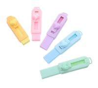 ELAYARD 5 Piezas Gomas Retráctiles Deslizantes con Funda Plástica Borradores Precisión para Lápices Oficina y Hogar Útiles Escolares Compactos y Portátiles