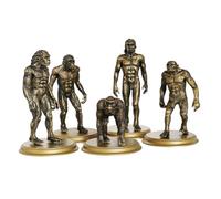 ELAYARD 5 Piezas Modelo de Pueblo Juguete Educativo Simulación Evolución Humana Adorno Simio Realista para Enseñanza y Creatividad Infantil