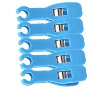 ELAYARD 5 Pinzas Fijadoras para Piercing Desechables Antideslizantes Agarre Seguro, para Perforación de Orejas en Casa o Salón Profesional, sin Control de Sangrado