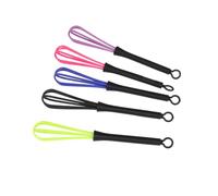 ELAYARD 5piezas Batidores para Teñir el Cabello de Plástico, Mezclador de Crema para Coloración Fácil de Transportar, Herramienta Práctica para Salón y Peluquería