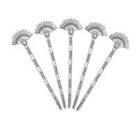 ELAYARD 5piezas Horquillas Pelo De Aleación Antigua Estilo Retro Exquisitas Forma De Abanico Horquilla Vintage De Aleación Para Diario