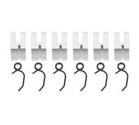 ELAYARD 6 Juegos De Resortes y Zapatas De Embrague Metálicos Para Coches Rc 1:8, Piezas De Actualización Duraderas y Fáciles De Instalar