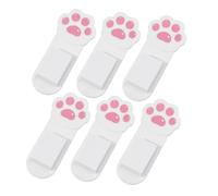 ELAYARD 6 Piezas Elevador Tapa Inodoro Autoadhesivo Gato Accesorio Baño Práctico para Higiene sin Fácil Instalación Portátil y Compatible con Tapas Estándar