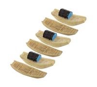 ELAYARD 6 Piezas Miniaturas Barcos de Resina Hechos Mano Decoración Versátil para Jardín de Hadas Bonsái Oficina y Hogar Modelos DIY Micro Paisajes