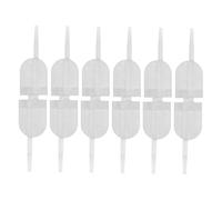 ELAYARD 6 Piezas Tiras Cierre Heridas Rápido Aplicación Vendajes Flexibles para Dedos y Nudillos Protección Portátil Blanco