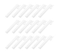 ELAYARD 60 Piezas Gancho para Cortina Tipo Clip Ganchos De Cortina Ajustables Clip De Crochet para Rideaux Rideaux Crochet White