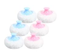ELAYARD 6piezas Talco para Bebés Suave y Aterrizador Almohadillas de Polvos Suaves de Aplicación Adecuado Base de Maquillaje Herramienta de Difuminación y Fijación Cuidado Piel del Polvos