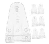 ELAYARD 8 Piezas Soporte De Fijación De Persiana Clips De Cortinas Soportes De Sujeción Ciega Soportes para Soportes De Cortinas Acrílico Transparente