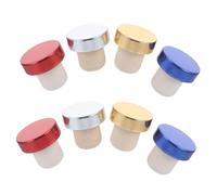 ELAYARD 8 piezas Tapones para Botellas de Vino y Cerveza Reutilizables de Sellado Hermético con Diseño de Polímero y Aluminio Resistente la Corrosión Adecuados para Uso Hogar Bar y
