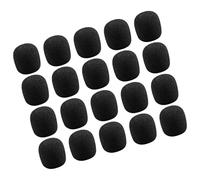 ELAYARD 80 Piezas Unidades Cubierta de Espuma para Micrófono Protector Antiviento de Alta Densidad para Micrófono de Diadema y Solapa Reducción de Ruido Compatible Protección Duradera para